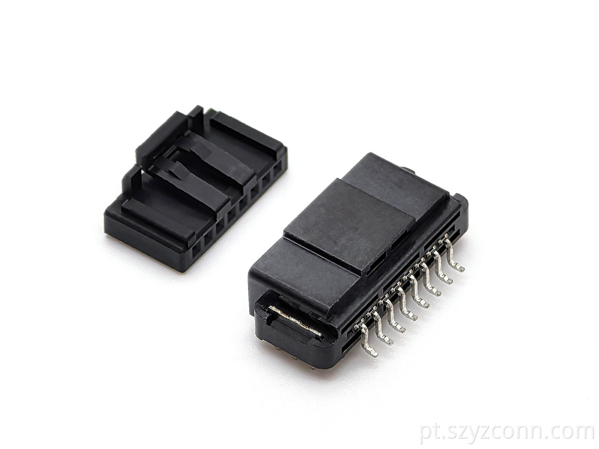 GT8E 2.0mm Pitch Automotive Connector Housing 1*8P PA66